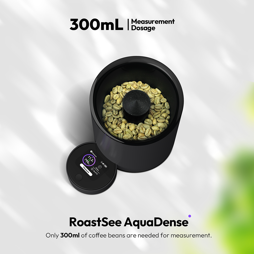 Kaffefugt- og densitetsanalysator AquaDense