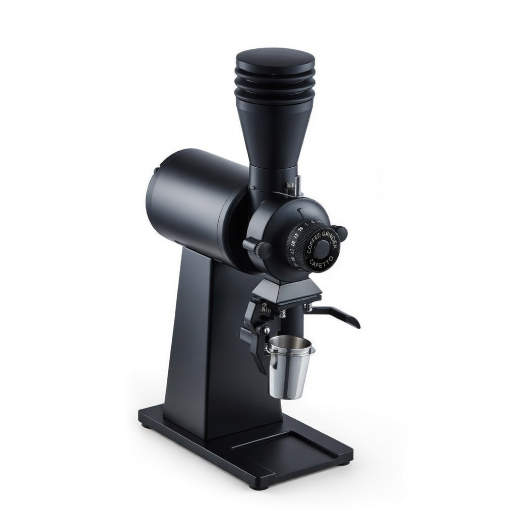 Kaffekværn titanium Burr sort Home Roast